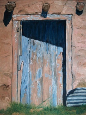 Blue Door in Shadow
oil on canvas
18” x 12”